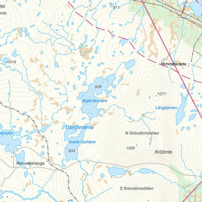 Lantmäteriet Storsjö digital map