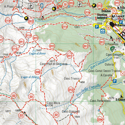 Biellese Nord Ovest - Valli Elvo, Oropa, Cervo 1:25.000 Preview 2