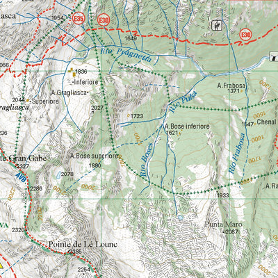 Biellese Nord Ovest - Valli Elvo, Oropa, Cervo 1:25.000 Preview 3