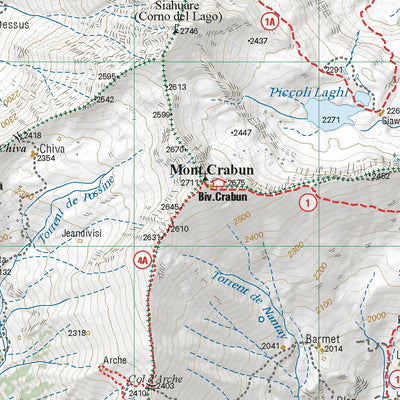 Basse valli d'Ayas e del Lys 1:25.000 Preview 2