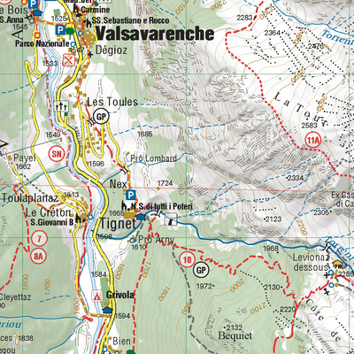Valsavarenche, Gran Paradiso 1:25.000 Preview 2