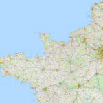 Lokalen Kartographie France Road Map - North West - 1:250 000 bundle exclusive