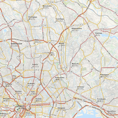 Lokalen Kartographie Japan [08/42] Tokyo 東京 Area bundle exclusive