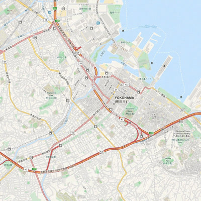 Lokalen Kartographie Japan [35/42] Yokohama 横浜市 Street Map bundle exclusive