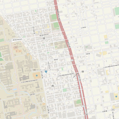 Lokalen Kartographie Japan [40/42] Sapporo 札幌 Center Street Map bundle exclusive