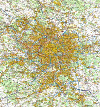 Lokalen Kartographie Paris et Alentours (1:100 000) bundle exclusive