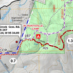 Lone Star Hiking Trail Club LSHT Map 04 Huntsville digital map