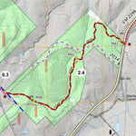 Lone Star Hiking Trail Club LSHT Map 05 Phelps digital map