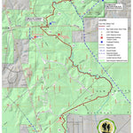 Lone Star Hiking Trail Club LSHT Map 10 Tarkington digital map