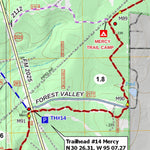 Lone Star Hiking Trail Club LSHT Map 10 Tarkington digital map