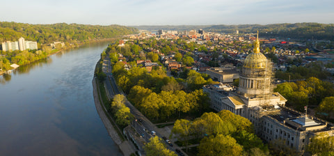 Panoramic view of Charleston, West Virginia