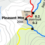 Loon Echo Land Trust Pleasant Mountain Preserve digital map