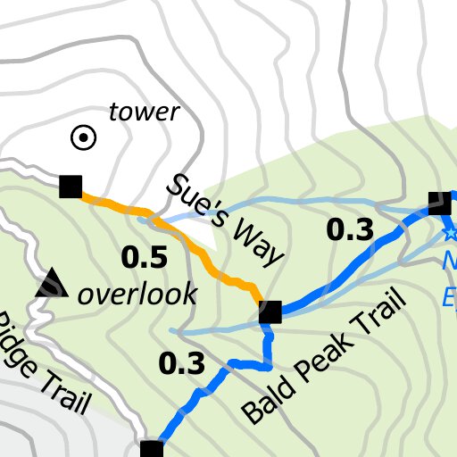 Pleasant Mountain Preserve Map - Loon Echo Land Trust Pleasant Mountain Preserve Digital Map 34278507610268 