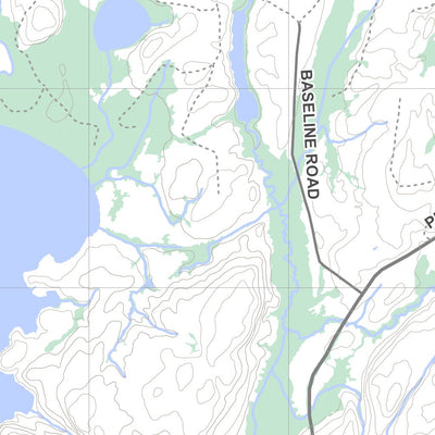 Lost Lakes Pic River Canoe Route digital map