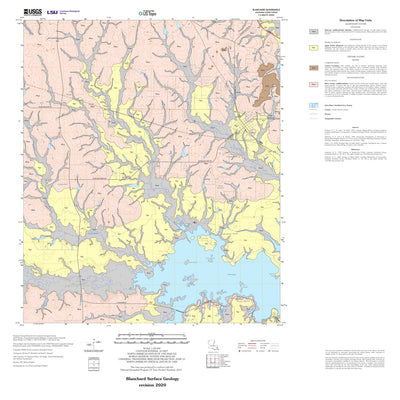 Louisiana Geological Survey (LSU) Blanchard Surface Geology digital map