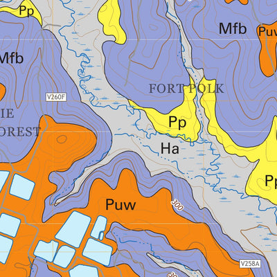 Fort Polk Surface Geology Preview 2