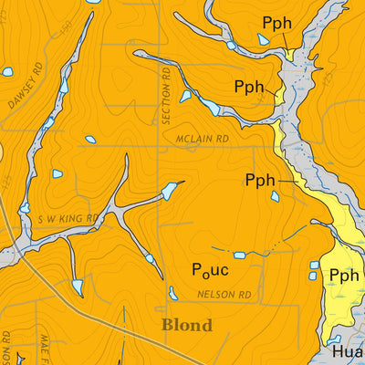 Louisiana Geological Survey (LSU) Waldheim Surface Geology digital map