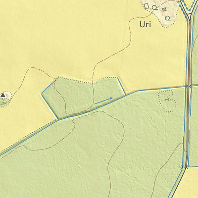 Maa-amet Aadami küla, Kastre vald digital map