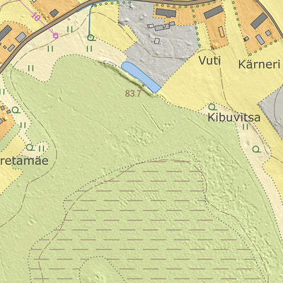 Maa-amet Abaja küla, Järva vald digital map