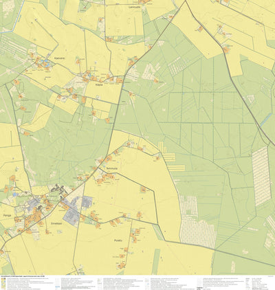 Maa-amet Ammuta küla, Haapsalu linn digital map