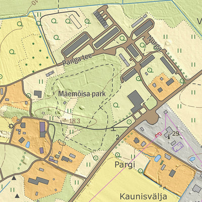 Maa-amet Ammuta küla, Haapsalu linn digital map
