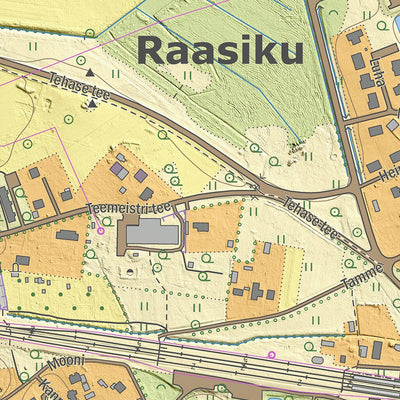 Maa-amet Aruaru küla, Jõelähtme vald digital map