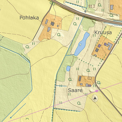 Maa-amet Eerikvere küla, Jõgeva vald digital map