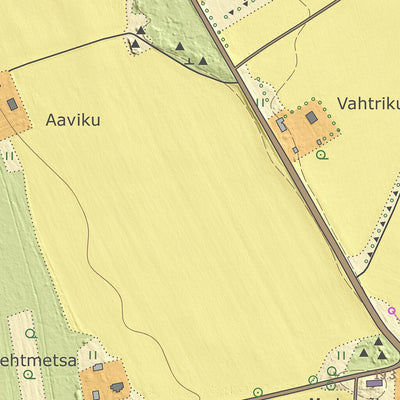 Maa-amet Ehmja küla, Lääne-Nigula vald digital map