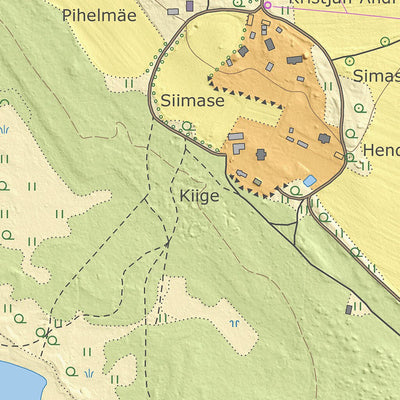 Maa-amet Einbi küla / Enby, Lääne-Nigula vald (2) digital map