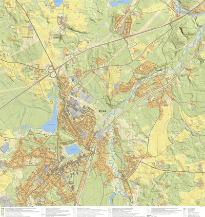 Maa-amet Elva linn, Elva vald digital map