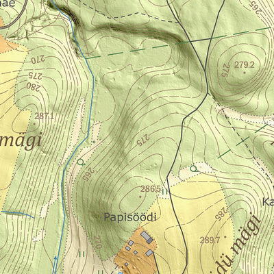 Maa-amet Haanja küla, Rõuge vald digital map