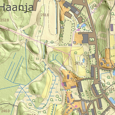 Maa-amet Haanja küla, Rõuge vald digital map