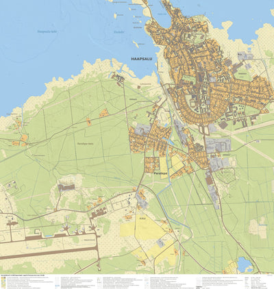 Maa-amet Haapsalu linn, Haapsalu linn digital map