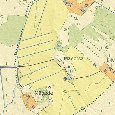 Maa-amet Haeska küla, Haapsalu linn digital map
