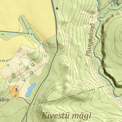 Maa-amet Hanikase küla, Võru vald digital map
