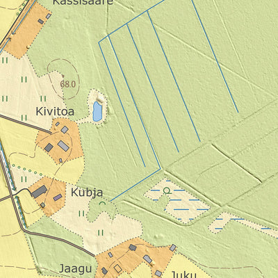 Maa-amet Härgla küla, Rapla vald digital map