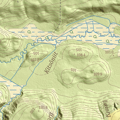 Maa-amet Heisri küla, Kanepi vald digital map