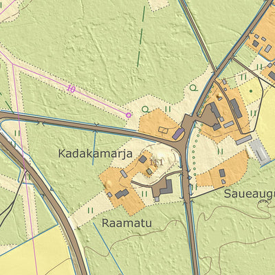 Maa-amet Hellamaa küla, Hiiumaa vald digital map