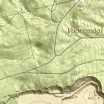 Maa-amet Ignase küla, Kastre vald digital map