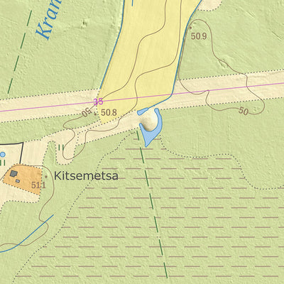 Maa-amet Jaanikeste küla, Räpina vald digital map
