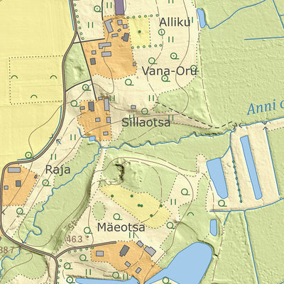 Maa-amet Järveküla, Viljandi vald digital map