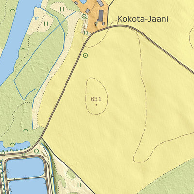 Maa-amet Jõune küla, Jõgeva vald digital map