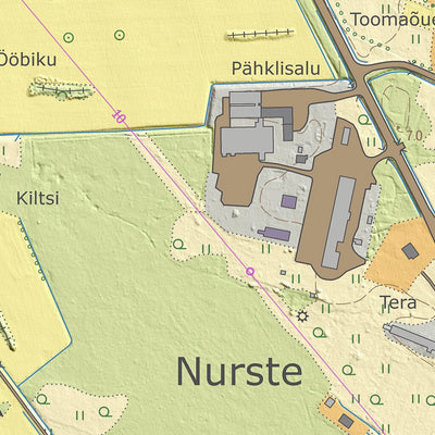 Maa-amet Kaderna küla, Hiiumaa vald digital map