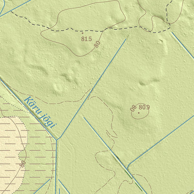 Maa-amet Kadja küla, Kose vald digital map