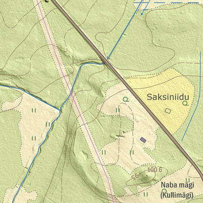Maa-amet Kähu küla, Tõrva vald digital map