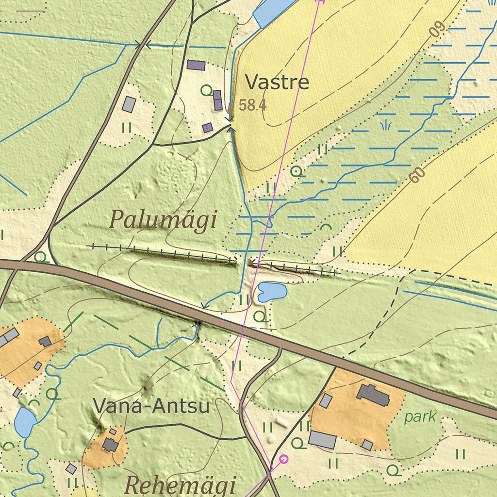 Valga Map Kalliküla, Valga vald Map by Maa-amet | Avenza Maps