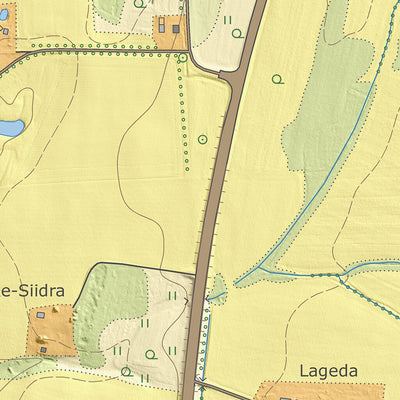 Maa-amet Kangsti küla, Rõuge vald digital map