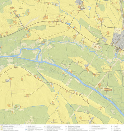 Maa-amet Kardla küla, Tartu linn digital map