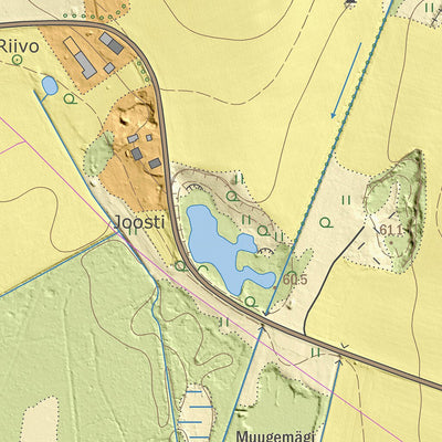 Maa-amet Kassema küla, Tartu vald digital map