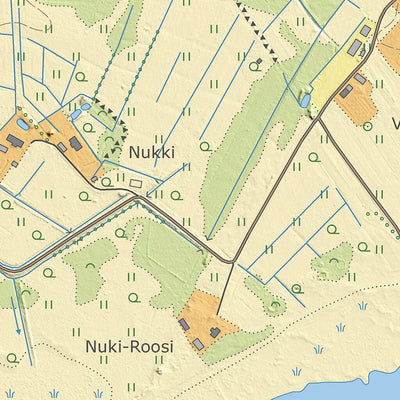 Maa-amet Kavaru küla, Pärnu linn digital map